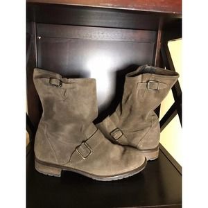 Paul green Suri suede moto boots